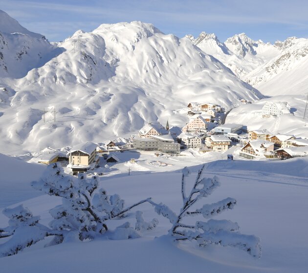 St Christoph - Ski Arlberg Winterlandschaft von St Christoph am Arlberg
