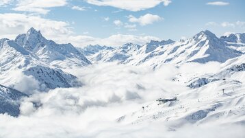 Panoramic view of the Galzig