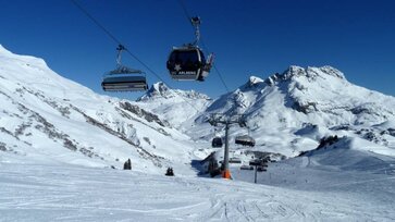 Mountain railroads Weibermahd on the Arlberg