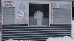 Ehrentafel - der weiße Ring the winner and honor board of the ski circuit "the white ring" in Lech
