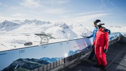 Aussichtsplattform am Rüfikopf Viewing platform at Rüfikopf in Lech-Oberlech-Zürs