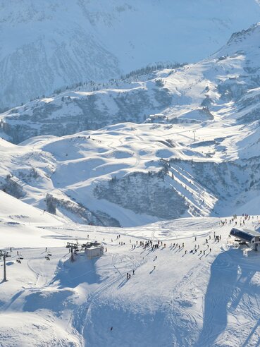 Salober mountain with view towards Oberlech