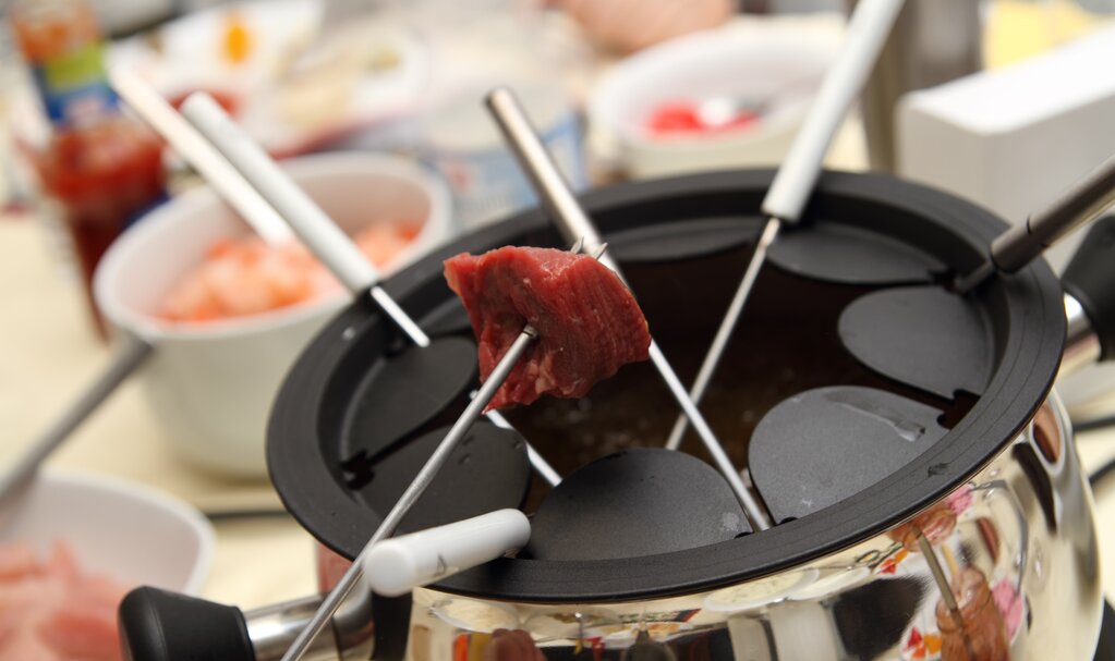 Fondue evening at the Rüfikopf restaurant