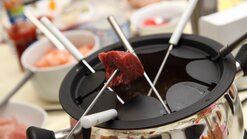 Fondue evening at the Rüfikopf restaurant