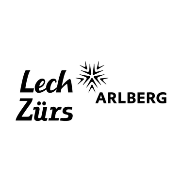 Black logo of Lech Zürs Arlberg.
