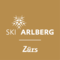 Goldenes Logo von Ski Arlberg Zürs mit Sternsymbol.